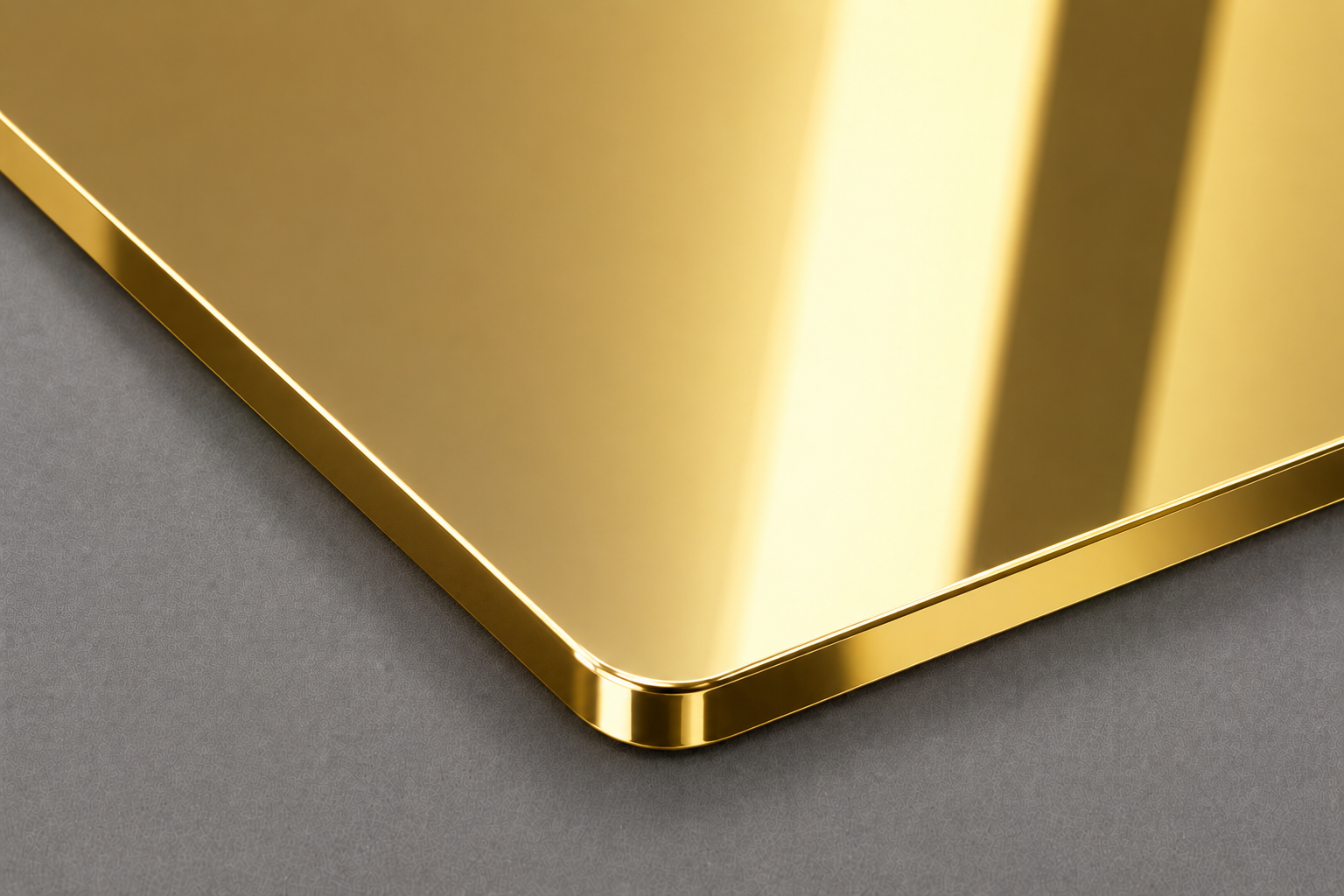 Acrílico Espelhado Dourado