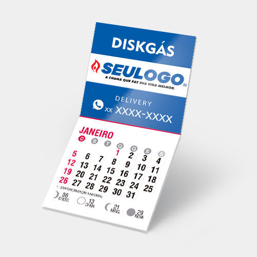 Imã de Geladeira com Calendário 2027