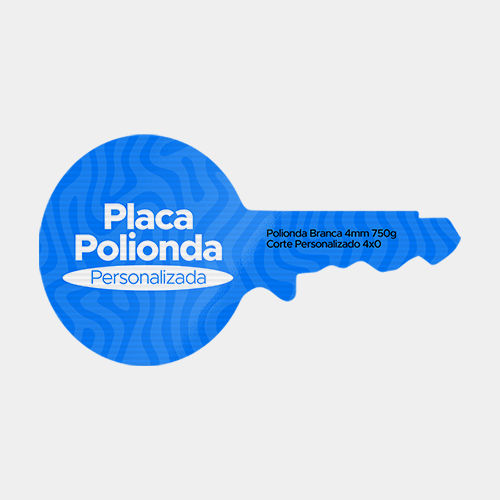 Placa Polionda Personalizada