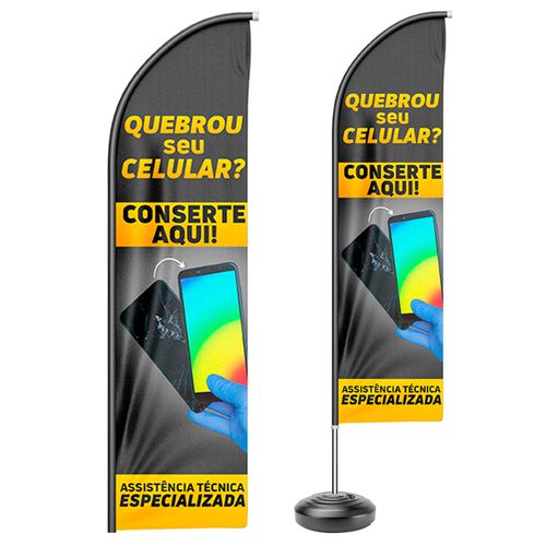 Wind Banner Kit Completo Padrão